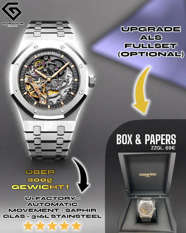 Audemars Piguet  Royal Oak Skeleton - U1 Factory  | Fullset