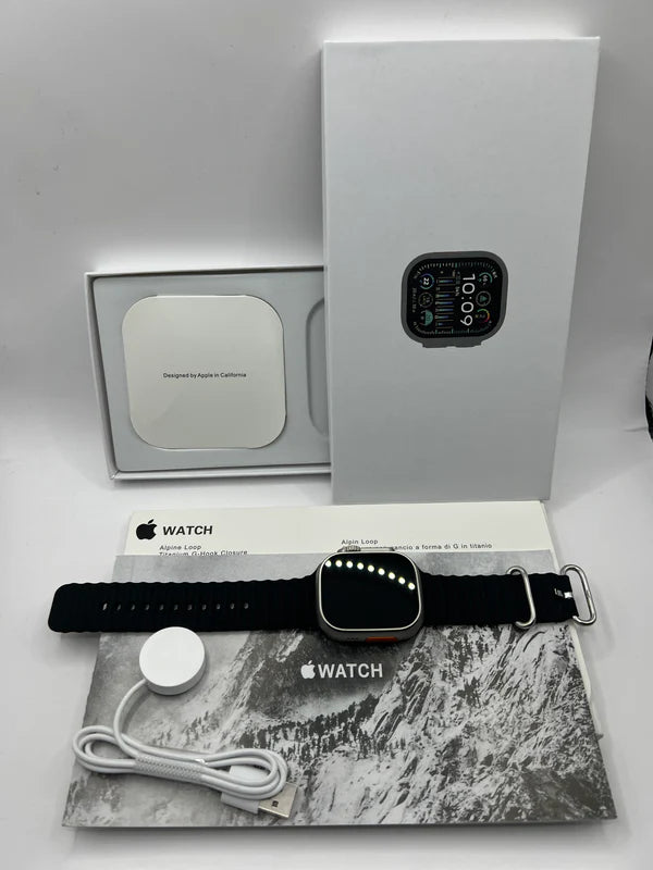 Apple Watch Ultra 2  Titanium Case 49mm Ocean Black Band