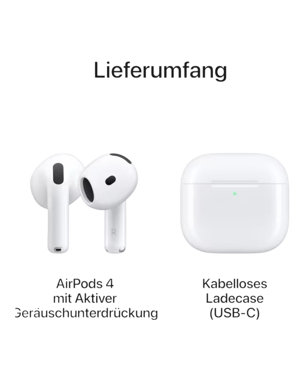 APPLE AIR PODS 4, 2024, gültige Seriennummer